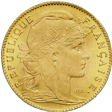 10 francs Napoleon Or Pile