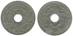 10 Centimes LINDAUER ZINC