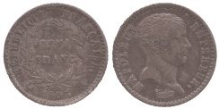 Demi-Franc NAPOLEON EMPEREUR Calendrier gr�gorien