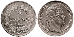 1/2 Franc LOUIS-PHILIPPE