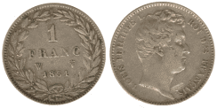 1 Franc LOUIS-PHILIPPE T�te nue