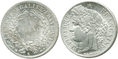 1 Franc CERES IIe R�publique