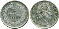 2 Francs LOUIS-PHILIPPE