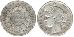 2 Francs CERES Avec l�gende