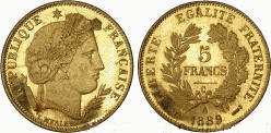 5 Francs CERES