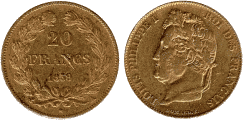 20 Francs LOUIS-PHILIPPE Domard