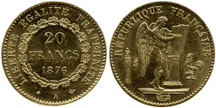 20 Francs GENIE 3e  R�publique