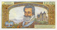 5000 Francs Henri IV Surchargé