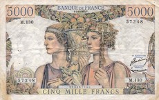 5000 Francs Terre et Mer