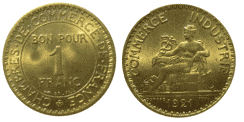 1 Franc CHAMBRES DE COMMERCE