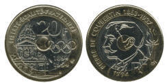 20 Francs Pierre de COUBERTIN