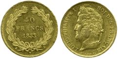 40 Francs LOUIS-PHILIPPE